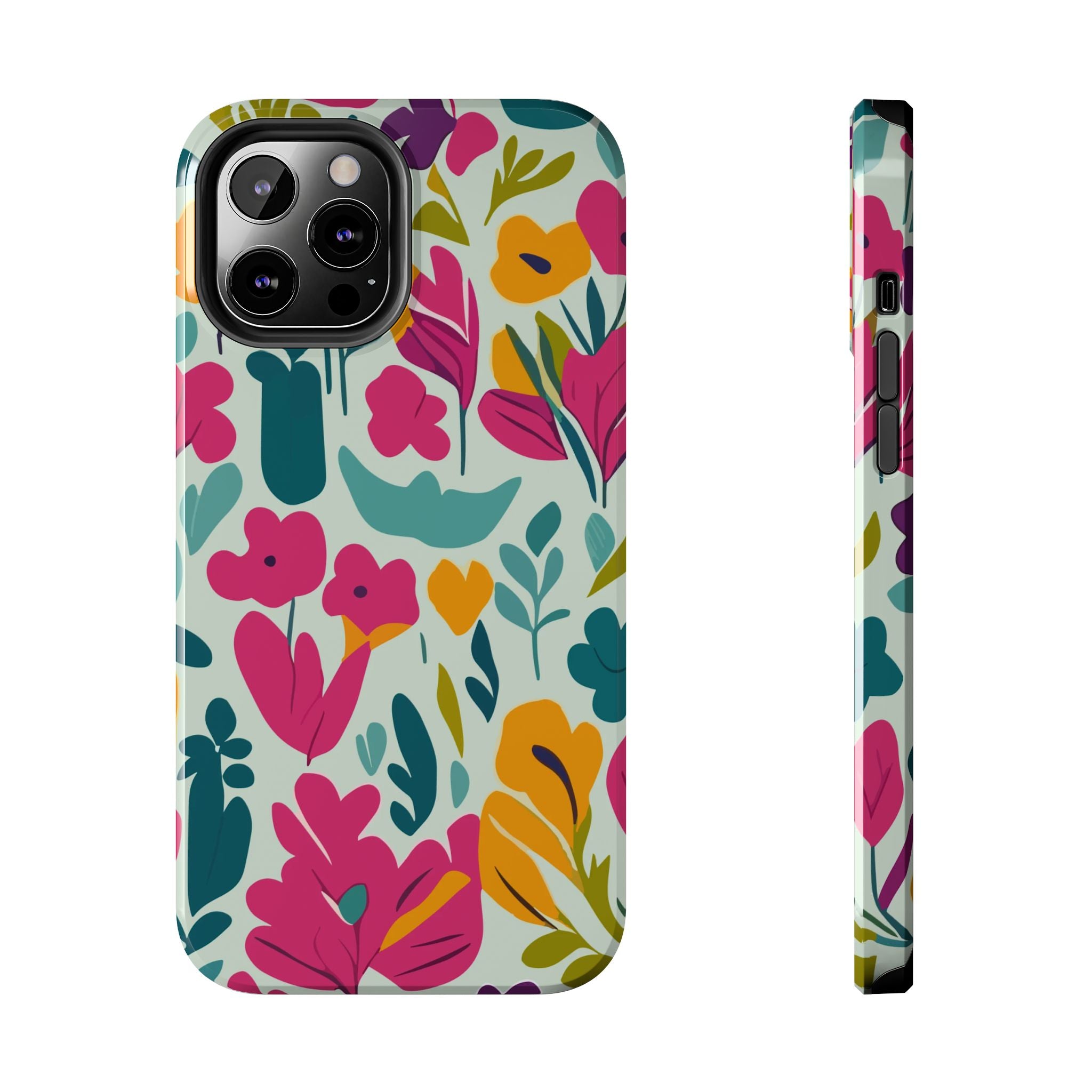 Floral Splash Tough Phone Case