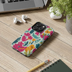 Floral Splash Tough Phone Case