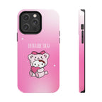 Dynamic Duo Part 1 Pink Bear Tough Phone Case
