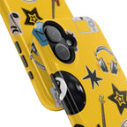 Yellow Music Icons MagSafe Phone Case
