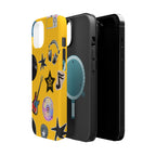 Yellow Music Icons MagSafe Phone Case