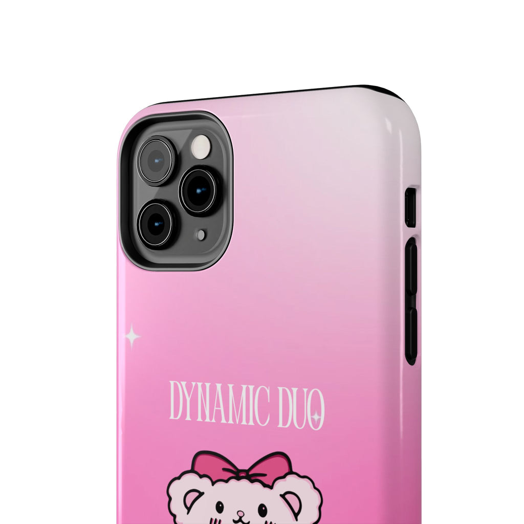 Dynamic Duo Part 1 Pink Bear Tough Phone Case