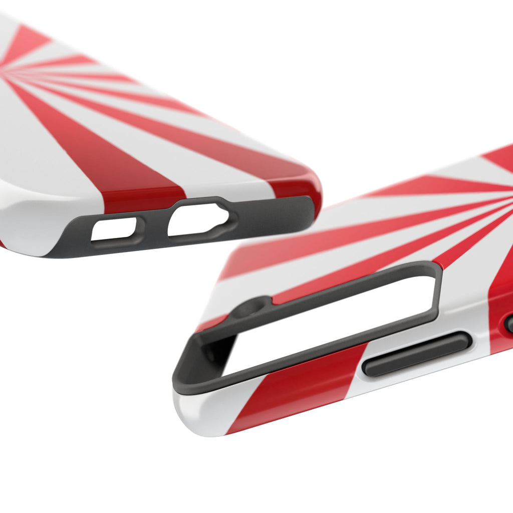 Red Burst Tough Phone Case