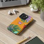 Tropical Floral Crab Tough Phone Case