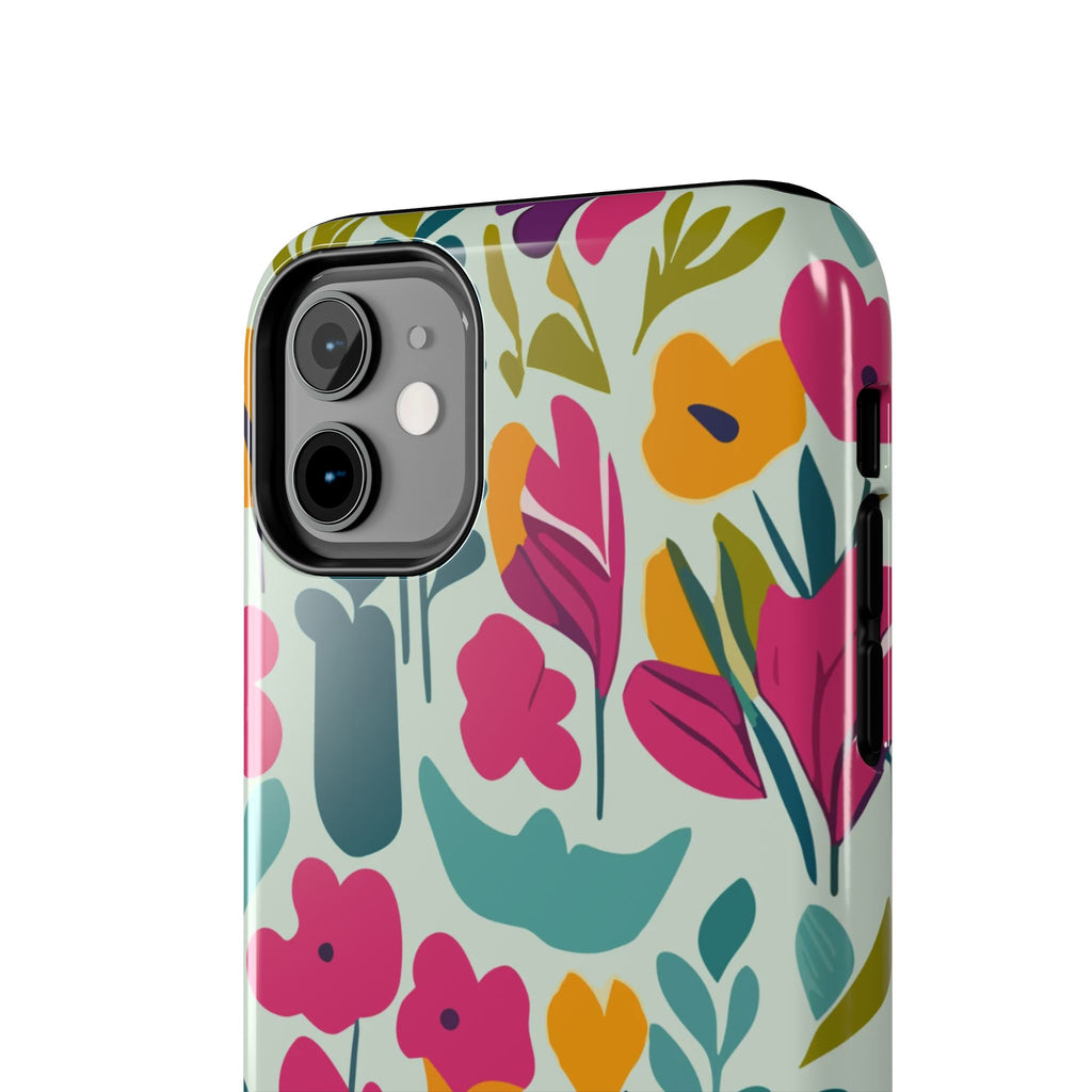 Floral Splash Tough Phone Case