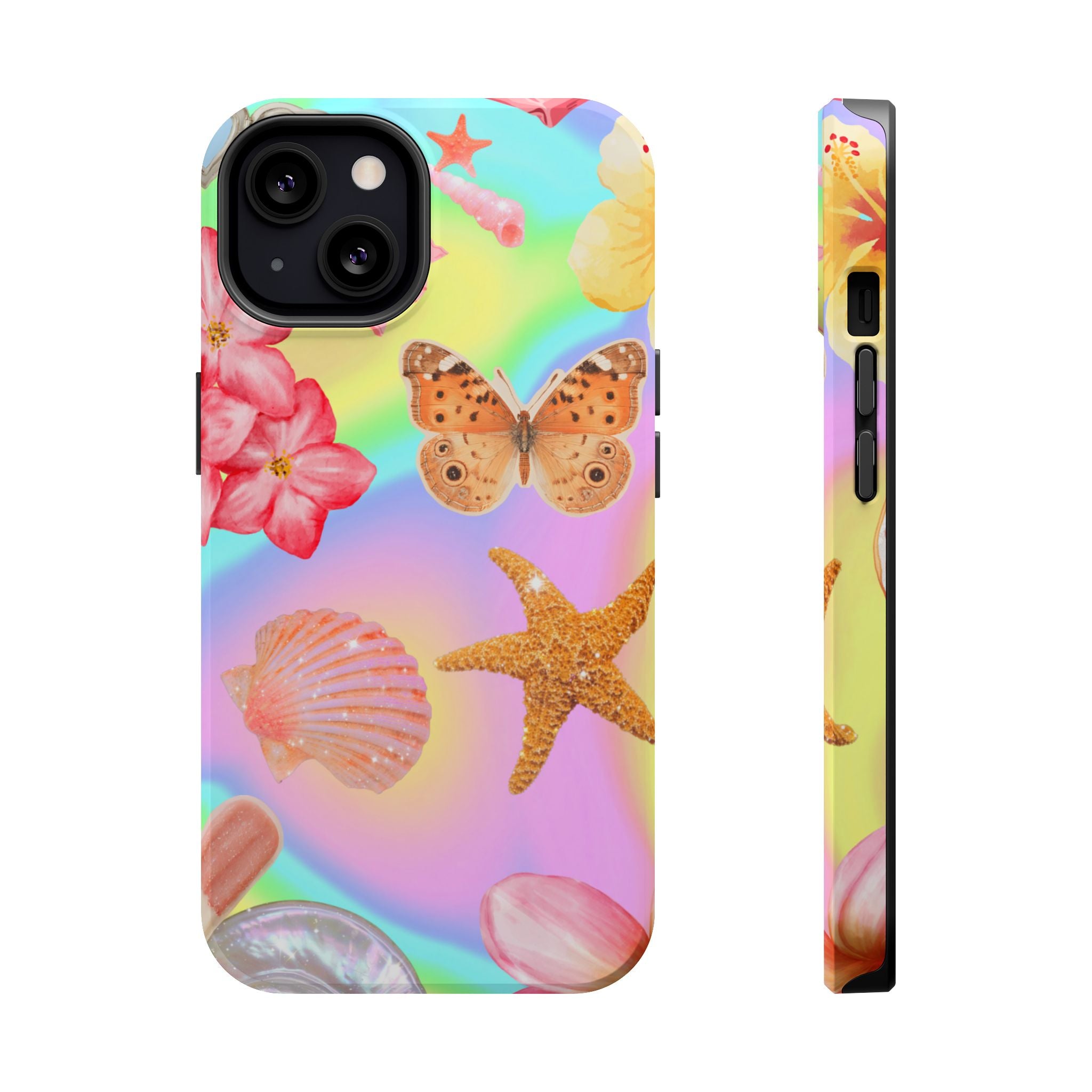 Tropical Seashell Magnetic Impact Resistant Phone Case