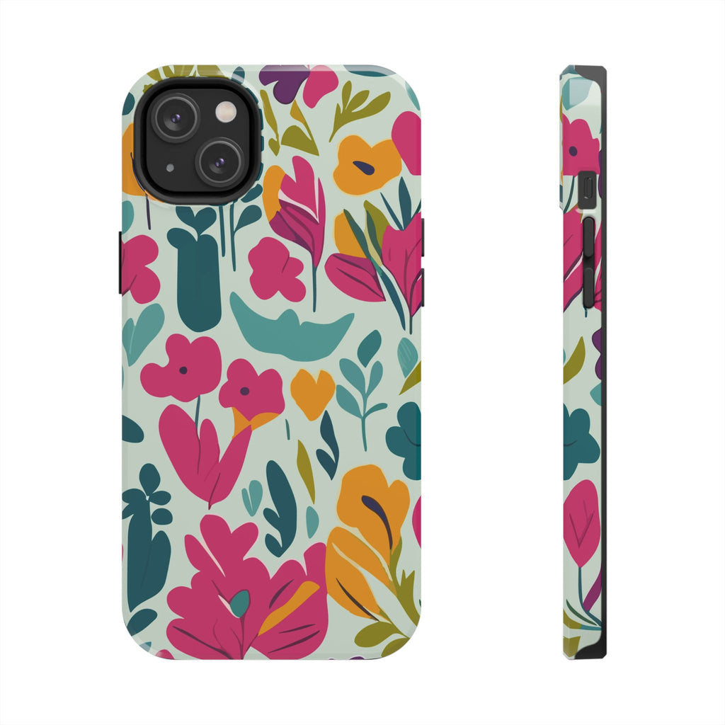 Floral Splash Tough Phone Case