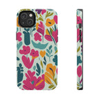 Floral Splash Tough Phone Case