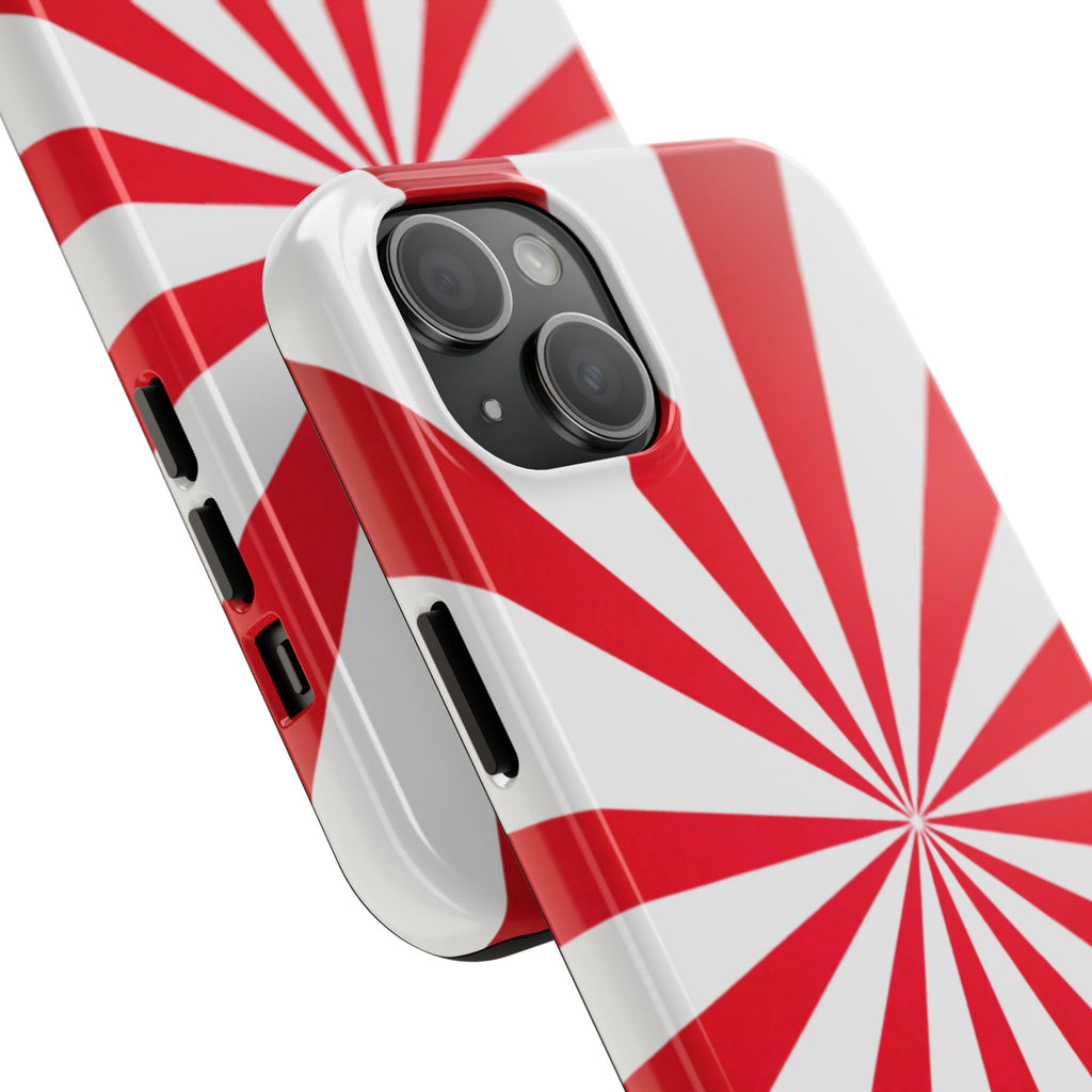 Red Burst Tough Phone Case