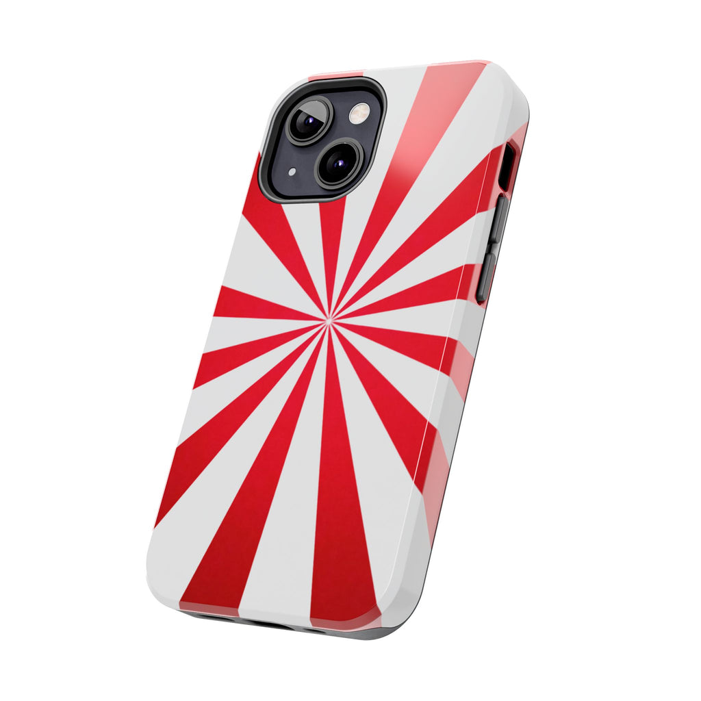 Red Burst Tough Phone Case