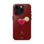 Pink Cocktail Tough Phone Case