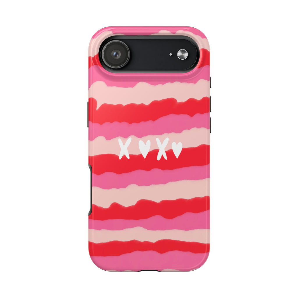 XOXO Stripe Tough Phone Case