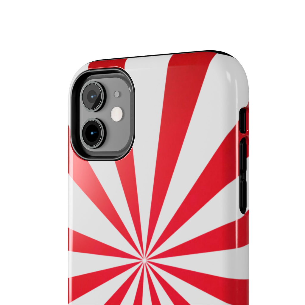 Red Burst Tough Phone Case