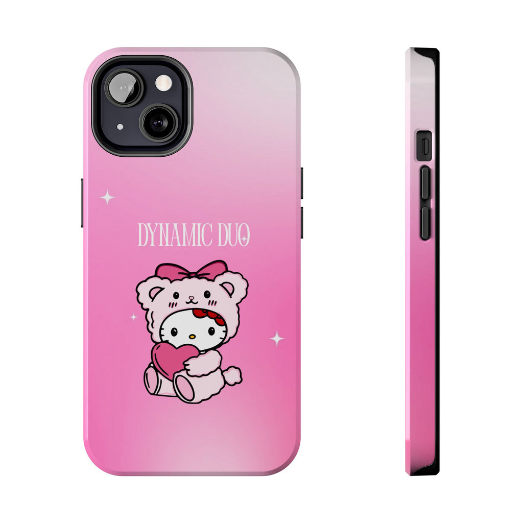 Dynamic Duo Part 1 Pink Bear Tough Phone Case