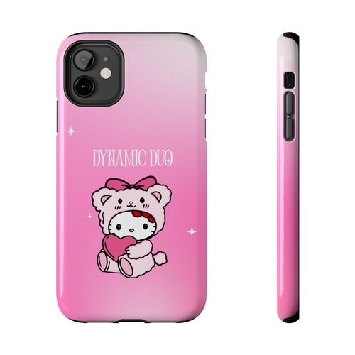 Dynamic Duo Part 1 Pink Bear Tough Phone Case