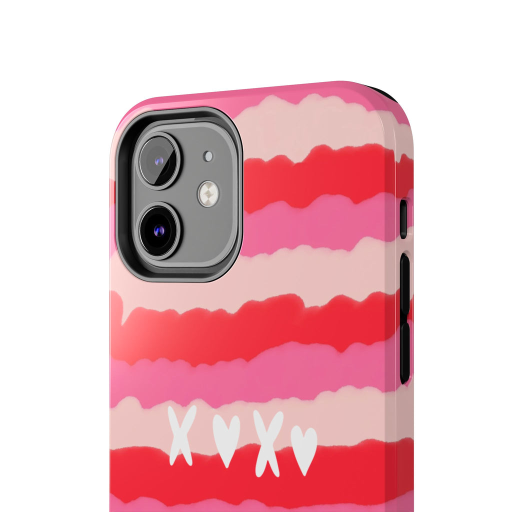 XOXO Stripe Tough Phone Case