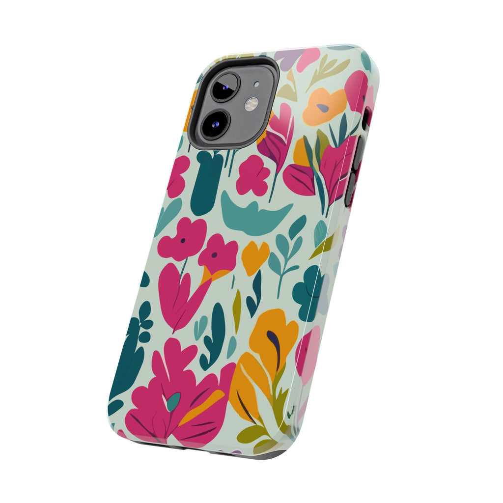 Floral Splash Tough Phone Case