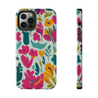 Floral Splash Tough Phone Case