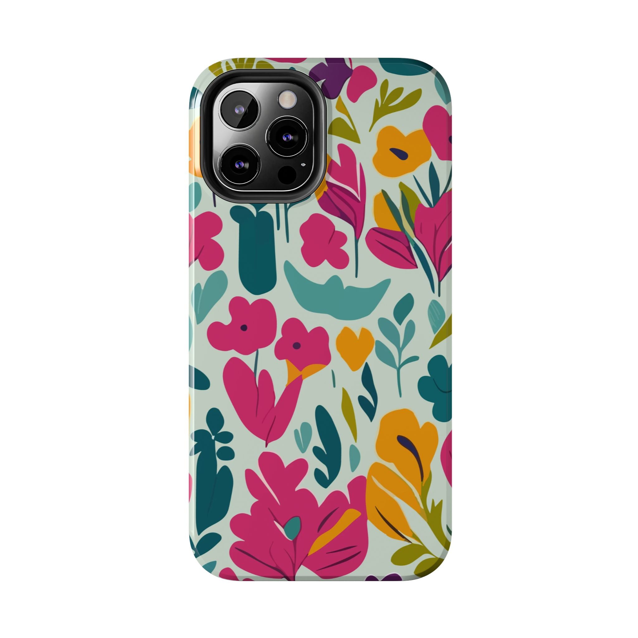 Floral Splash Tough Phone Case