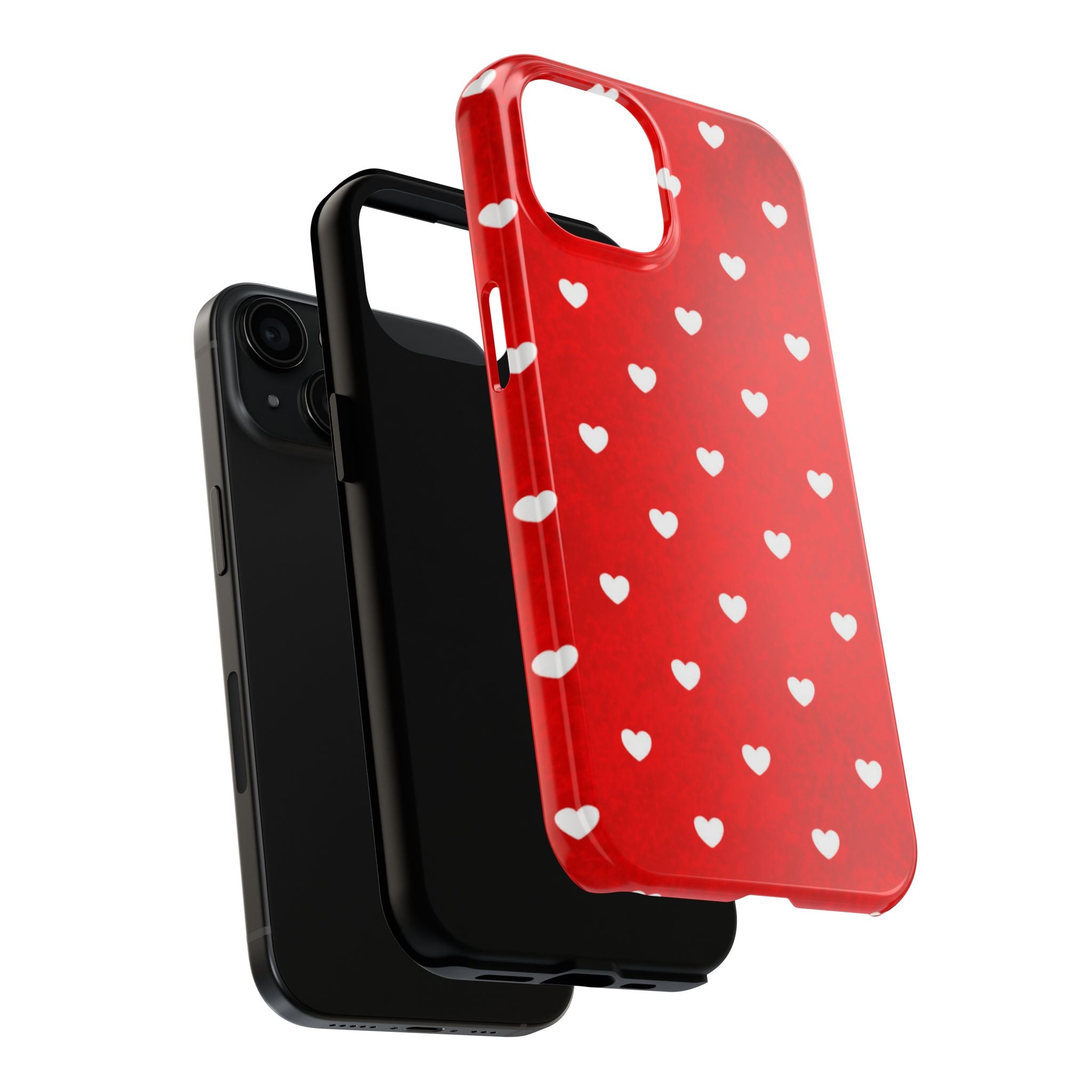 I’m Yours Red Heart Pattern Tough Phone Case