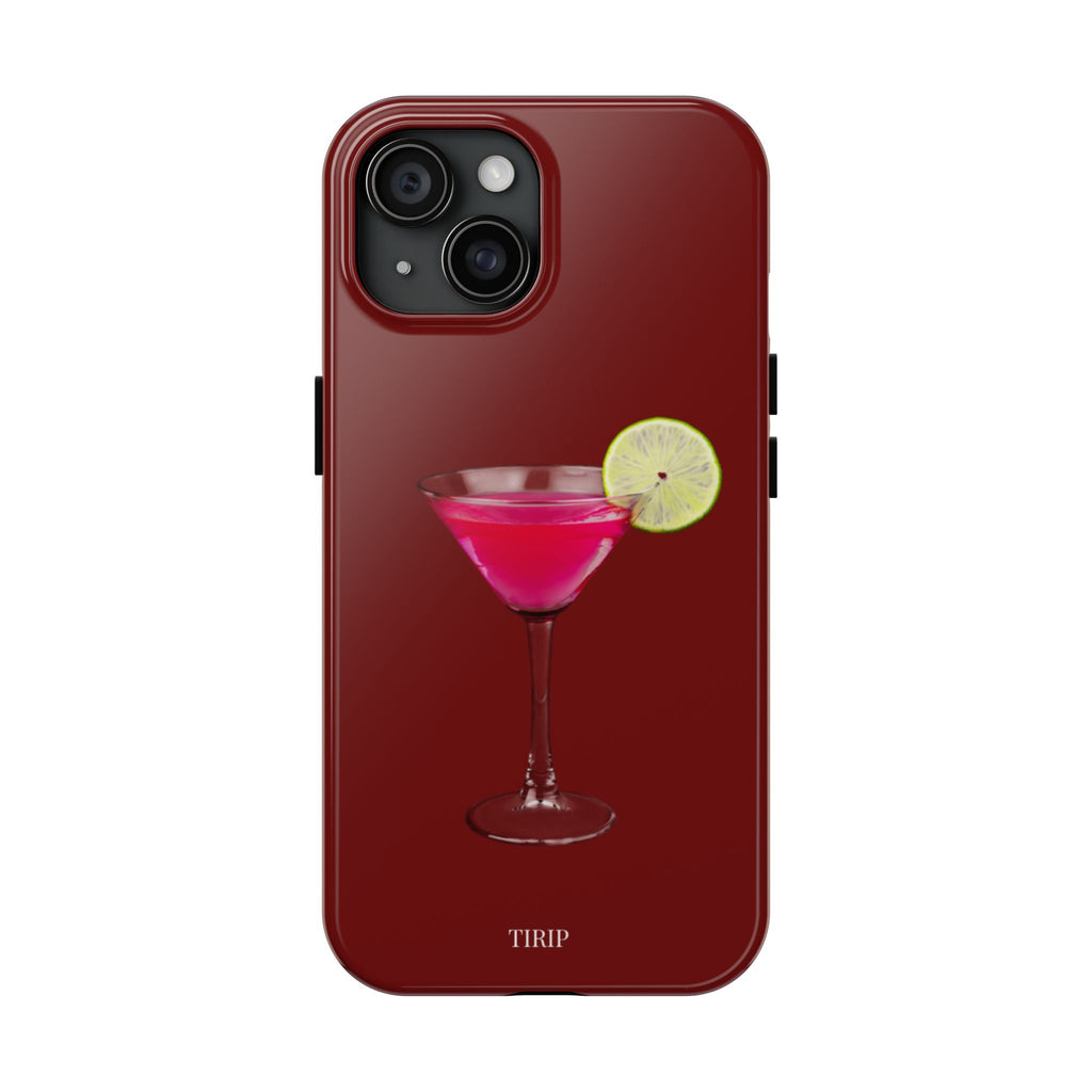 Pink Cocktail Tough Phone Case