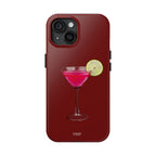 Pink Cocktail Tough Phone Case