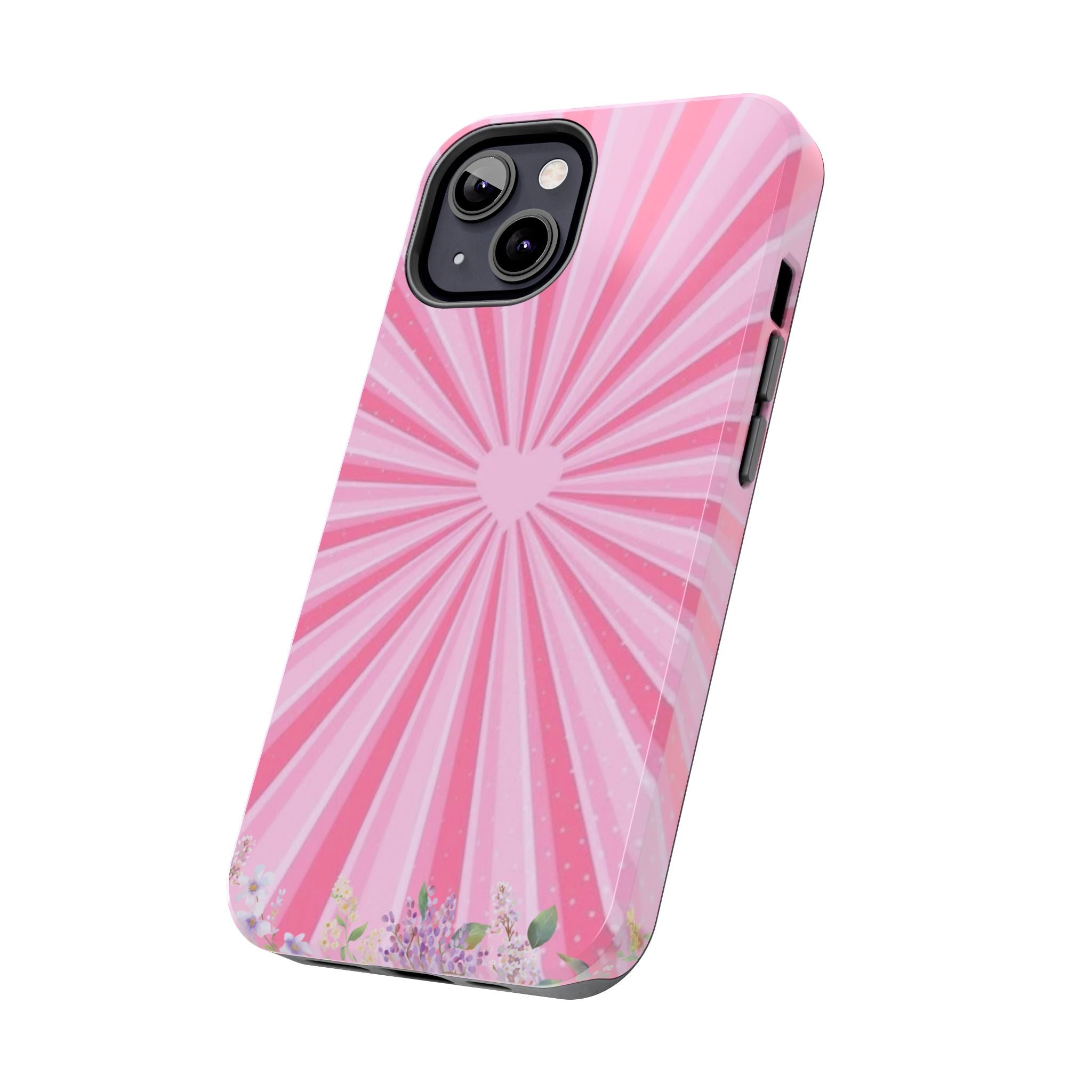 Pink Heartburst Tough Phone Case