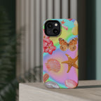 Tropical Seashell Magnetic Impact Resistant Phone Case
