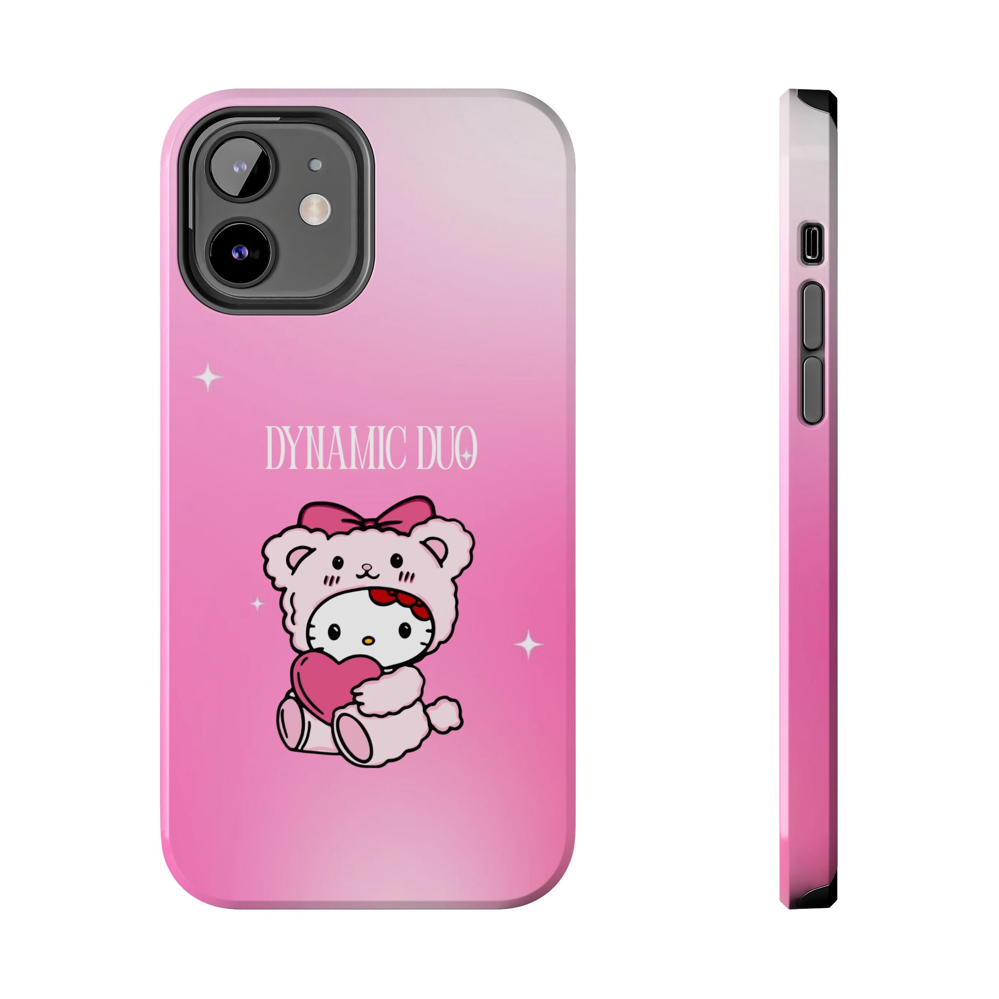 Dynamic Duo Part 1 Pink Bear Tough Phone Case