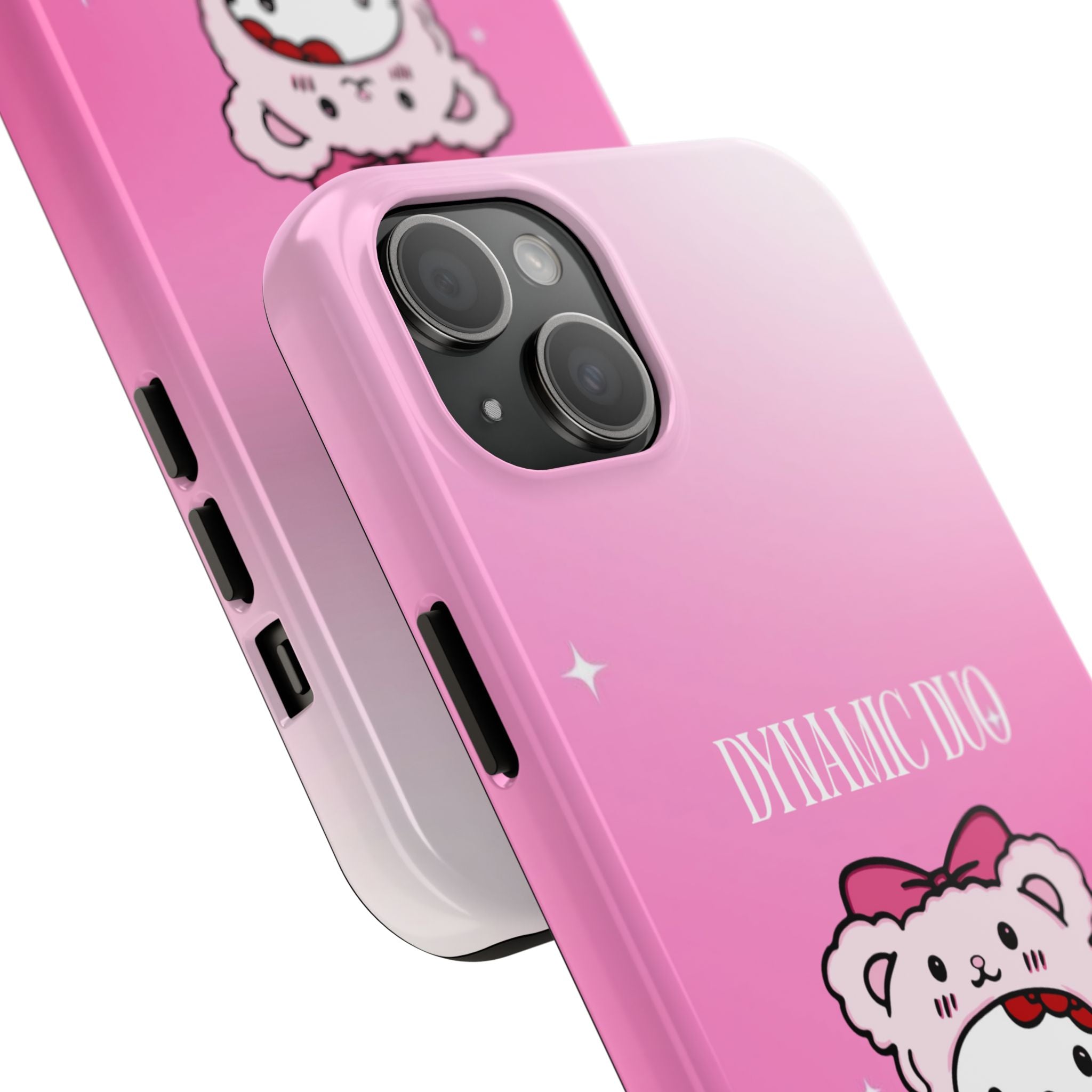 Dynamic Duo Part 1 Pink Bear Tough Phone Case