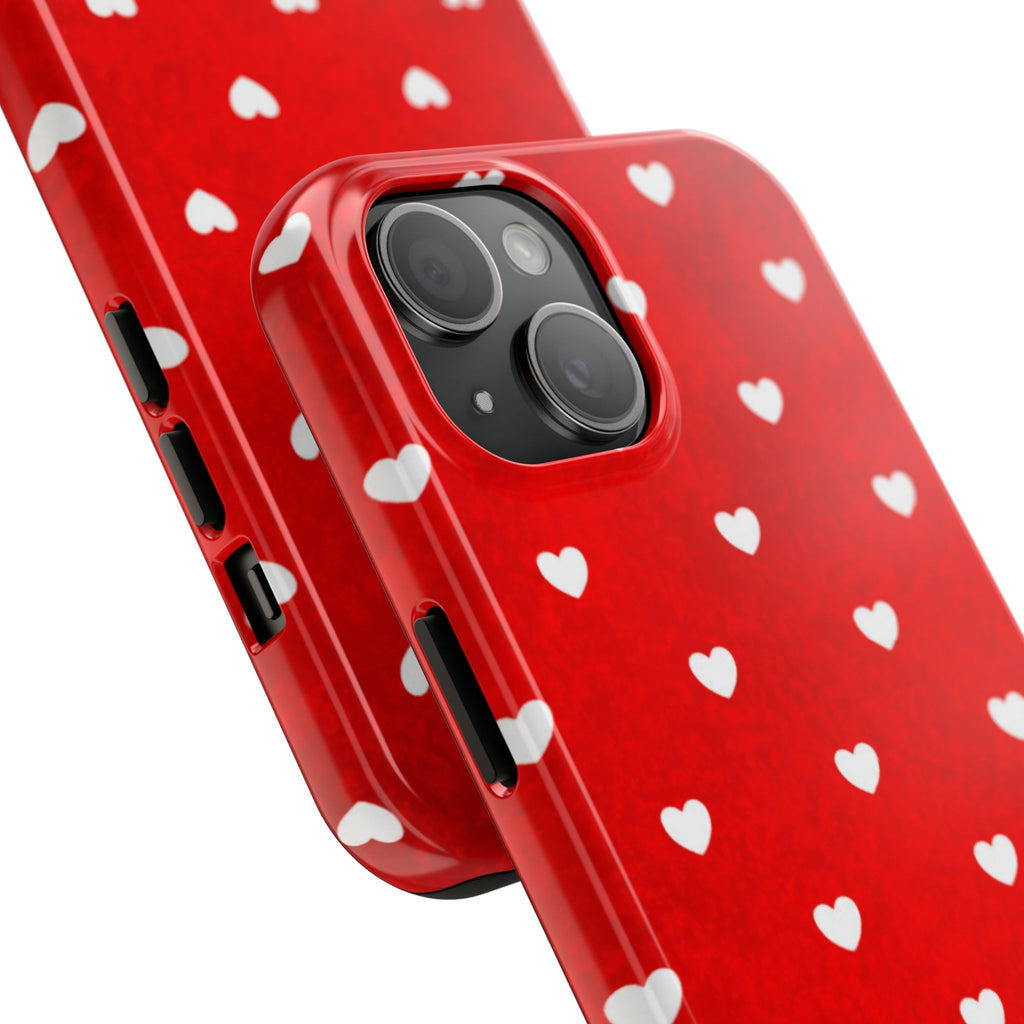 I’m Yours Red Heart Pattern Tough Phone Case