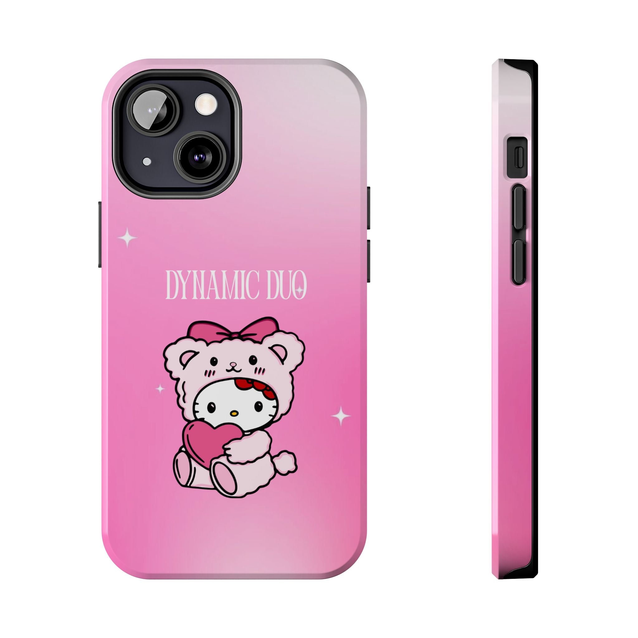 Dynamic Duo Part 1 Pink Bear Tough Phone Case