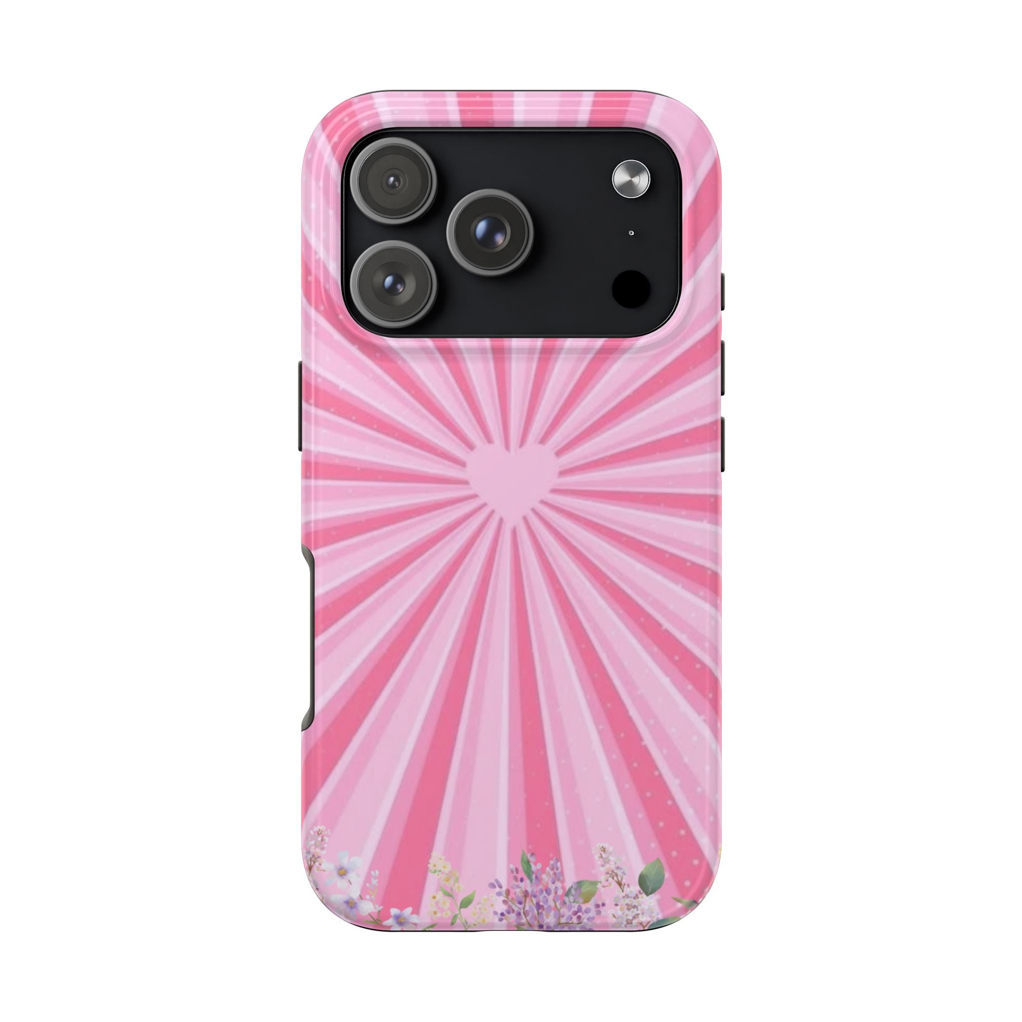 Pink Heartburst Tough Phone Case