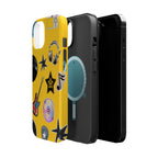 Yellow Music Icons MagSafe Phone Case