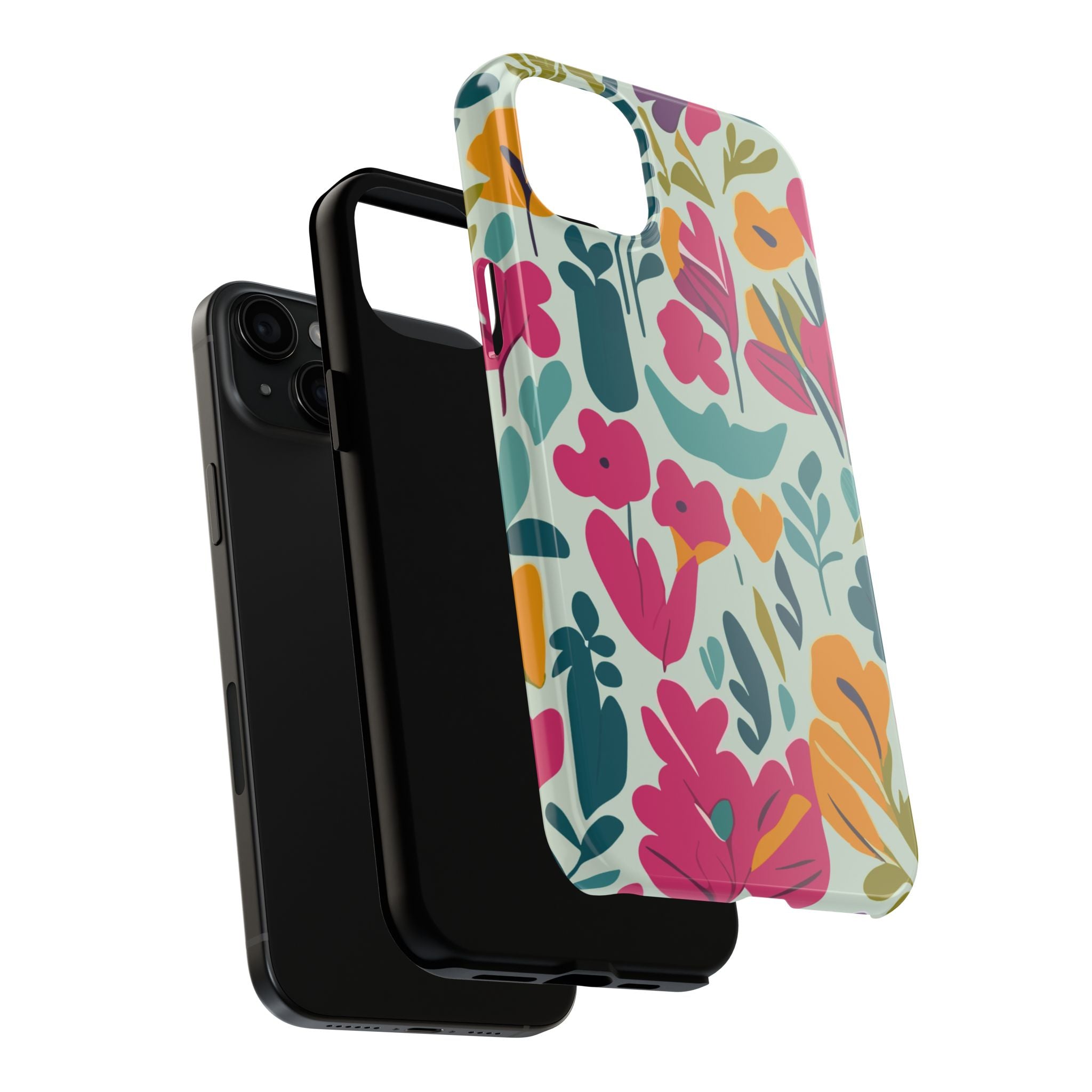 Floral Splash Tough Phone Case
