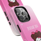 Brown 'Dynamic Duo' Part 2 Cute Bear Tough Phone Case