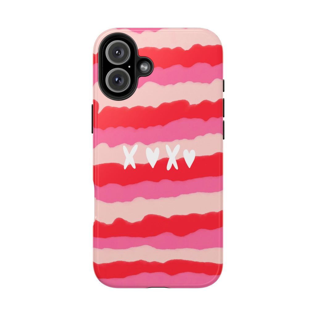 XOXO Stripe Tough Phone Case
