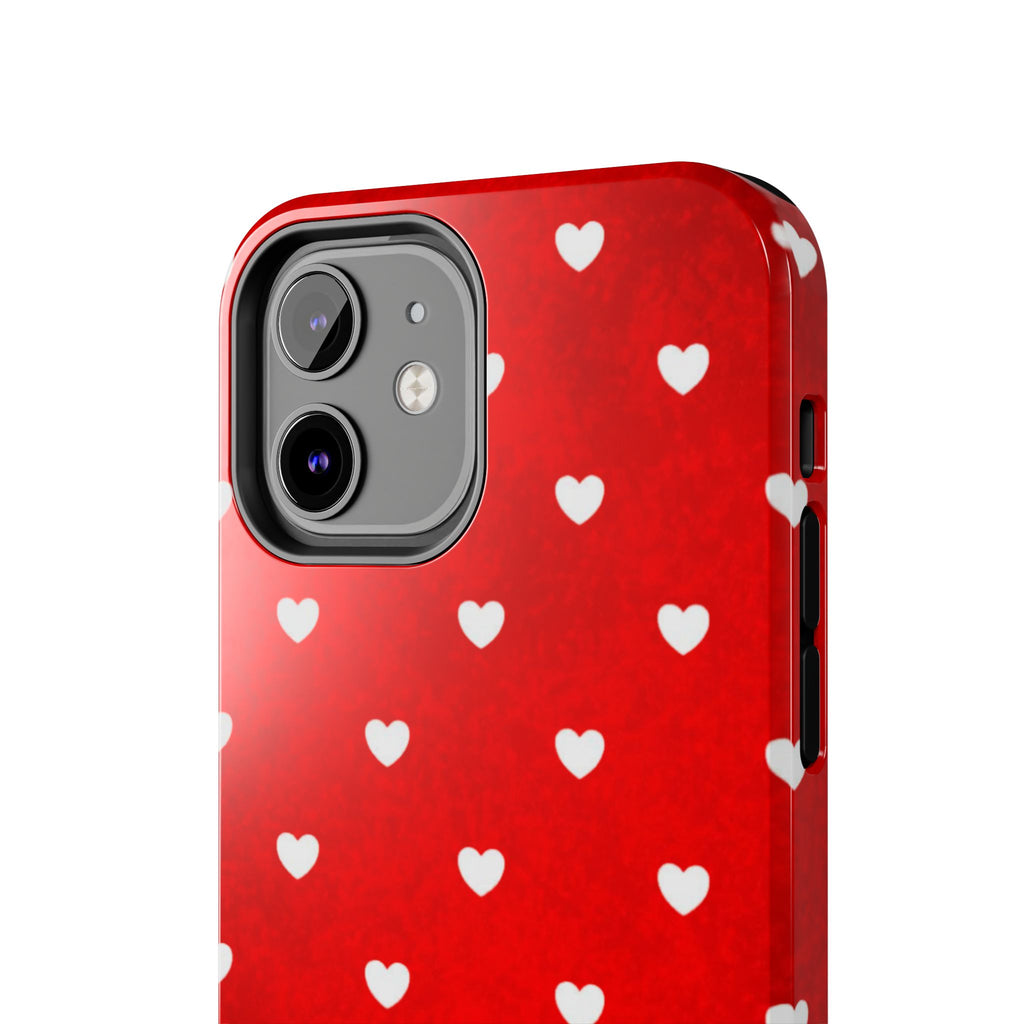 I’m Yours Red Heart Pattern Tough Phone Case