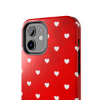 I’m Yours Red Heart Pattern Tough Phone Case