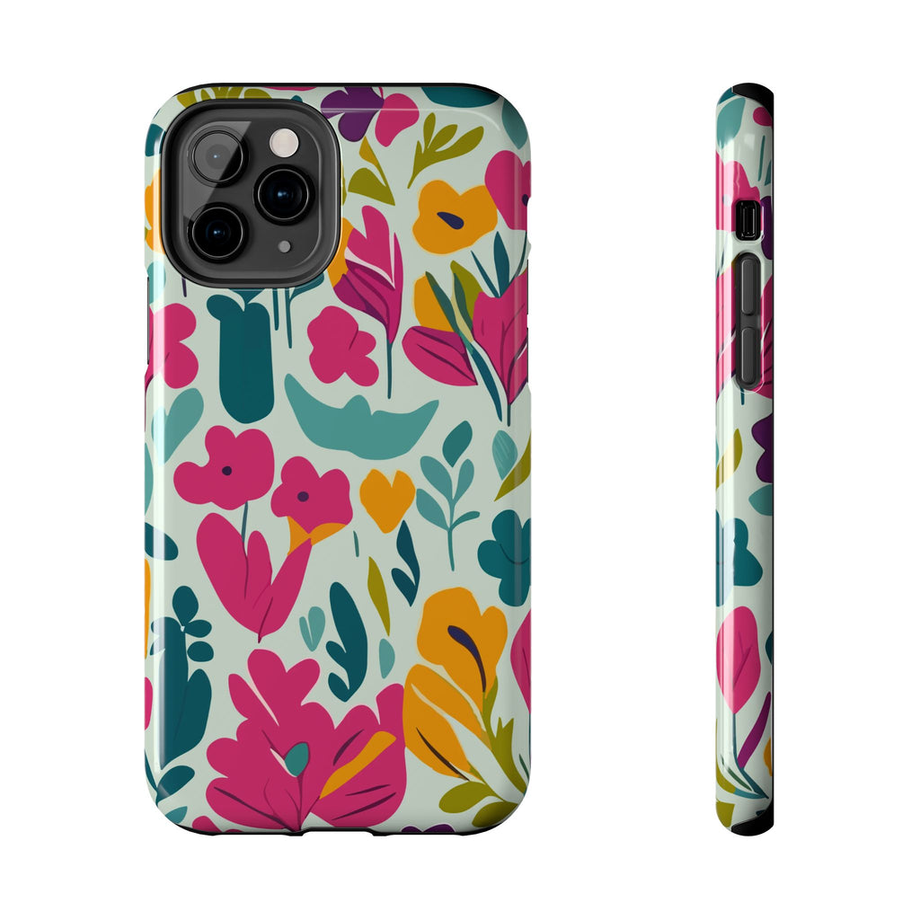 Floral Splash Tough Phone Case