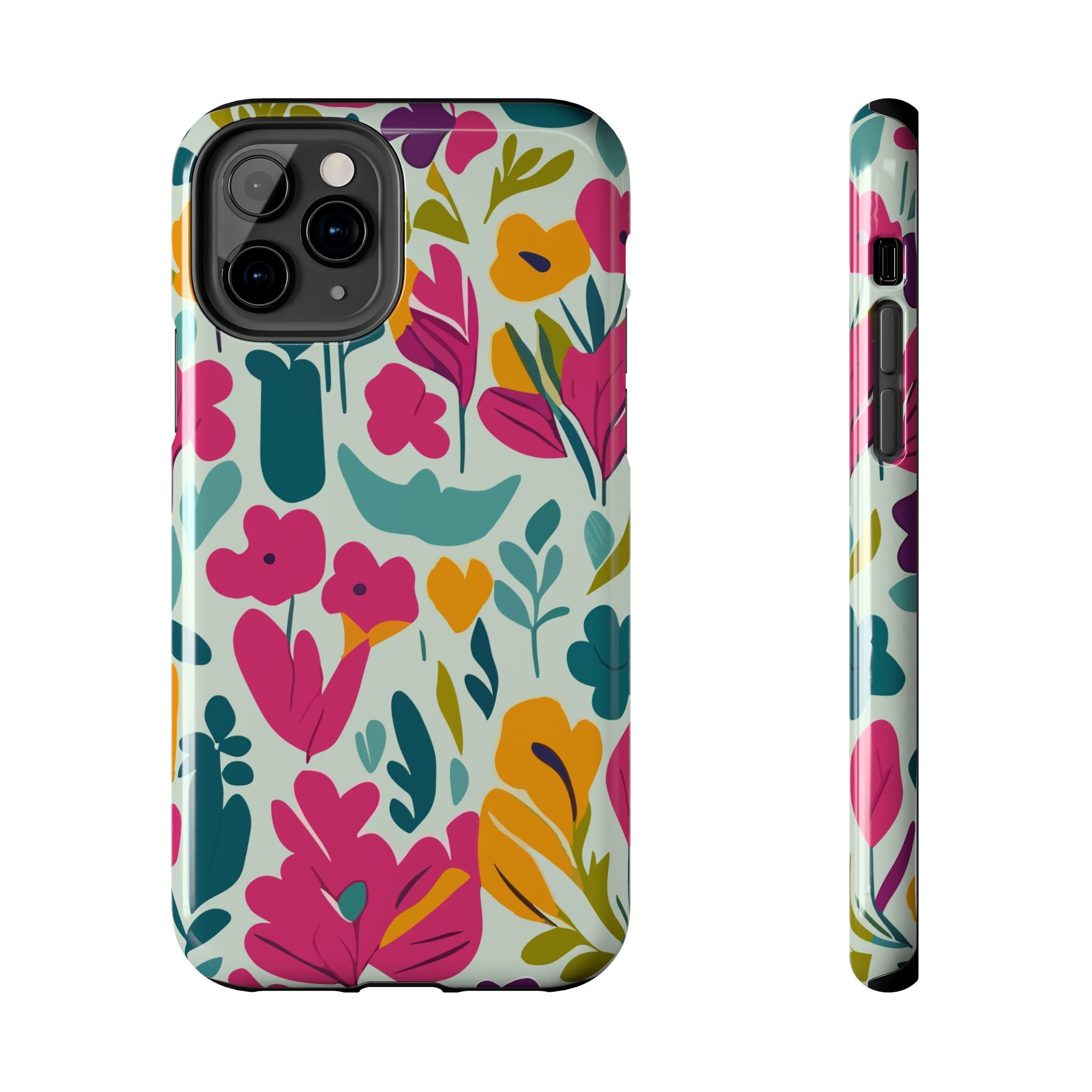 Floral Splash Tough Phone Case
