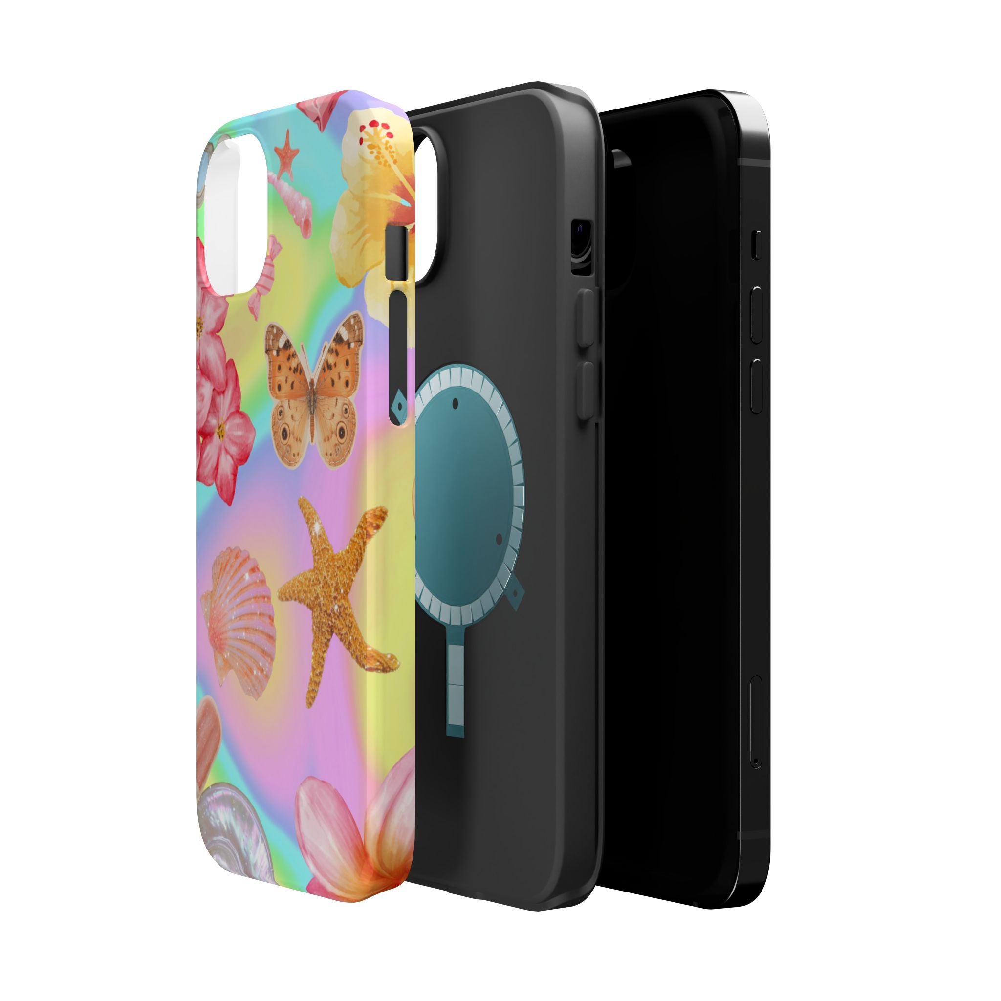 Tropical Seashell Magnetic Impact Resistant Phone Case