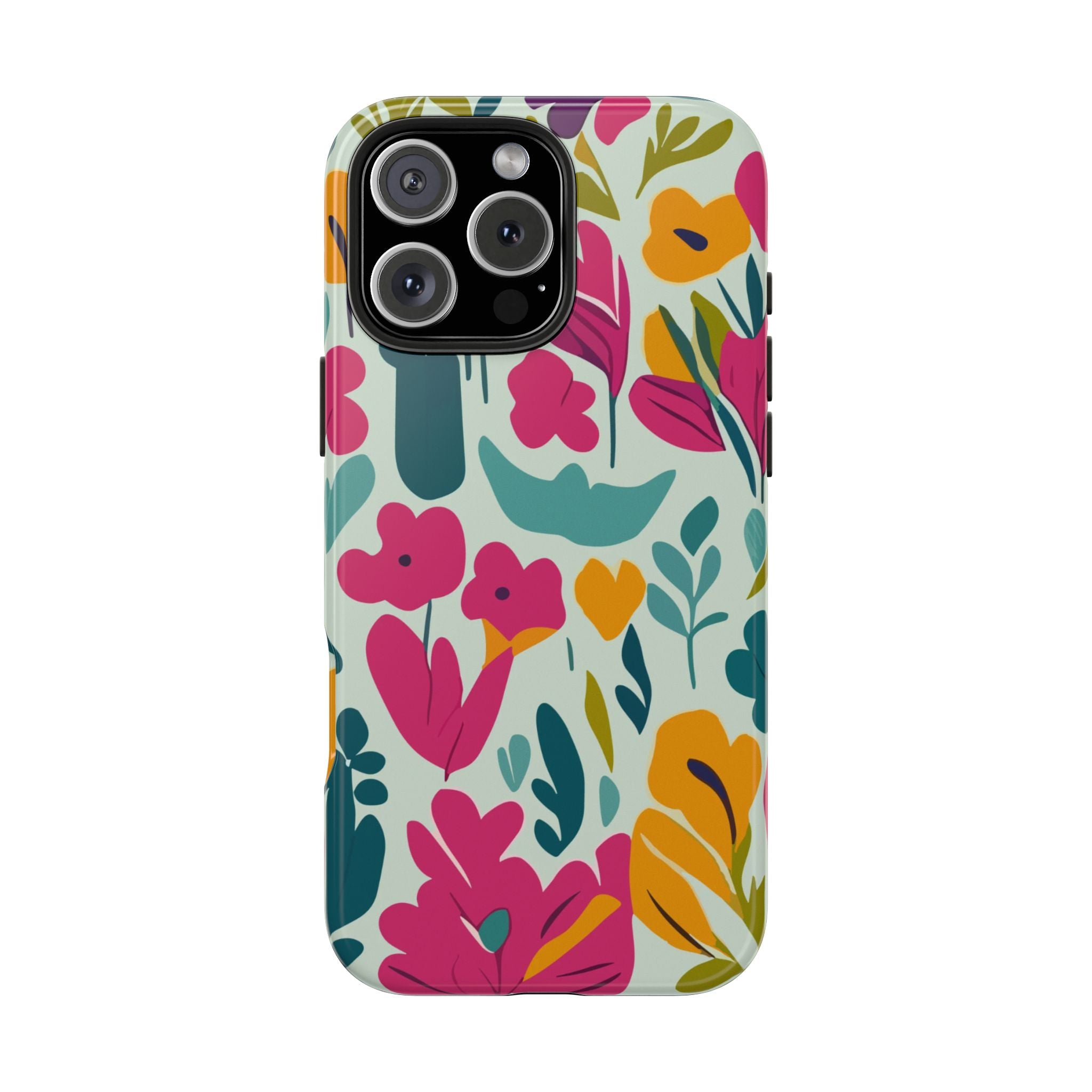 Floral Splash Tough Phone Case