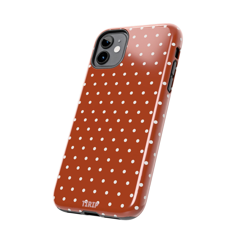 Brown Polka Dot Tough Phone Case