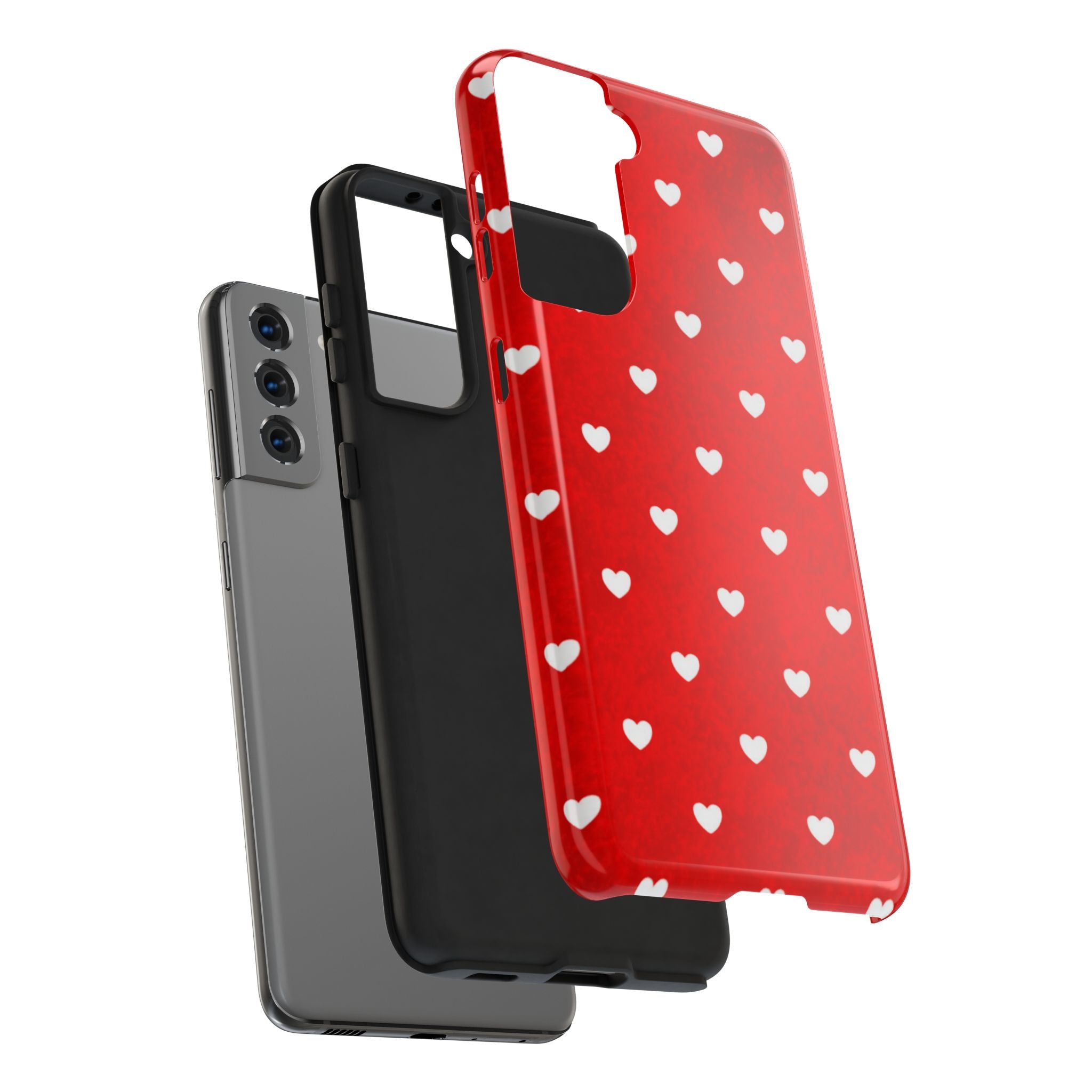 I’m Yours Red Heart Pattern Tough Phone Case