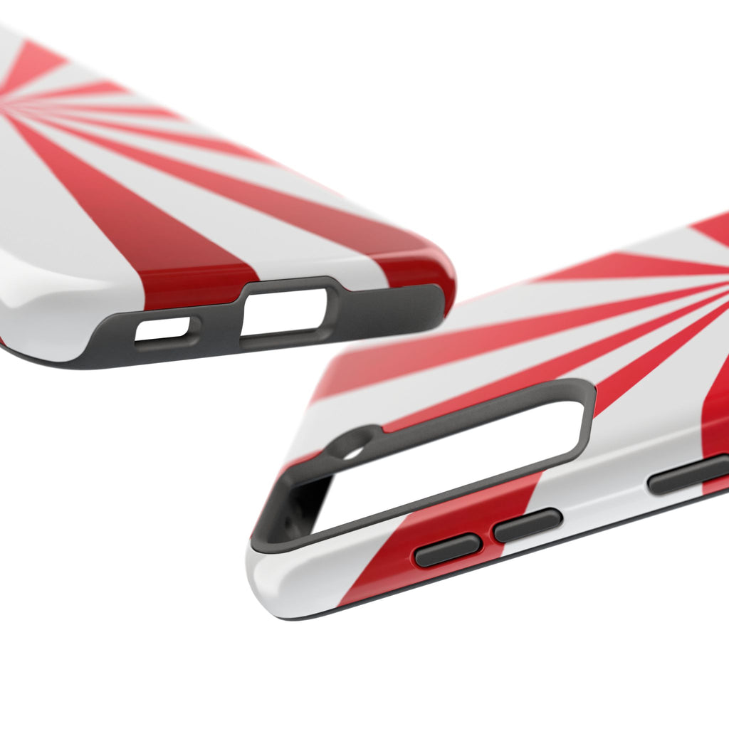 Red Burst Tough Phone Case
