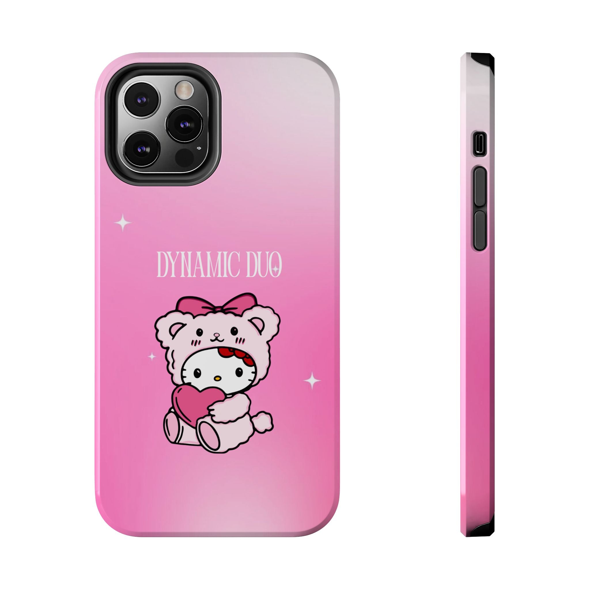 Dynamic Duo Part 1 Pink Bear Tough Phone Case