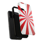 Red Burst Tough Phone Case