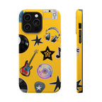 Yellow Music Icons MagSafe Phone Case