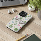 Floral Hearts Tough Phone Case